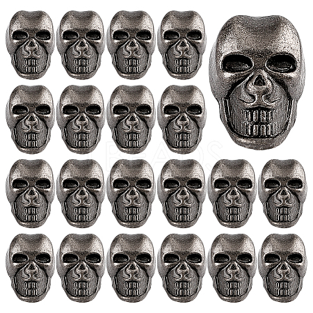 20Pcs Alloy Shank Buttons BUTT-PH0001-82A-B-1