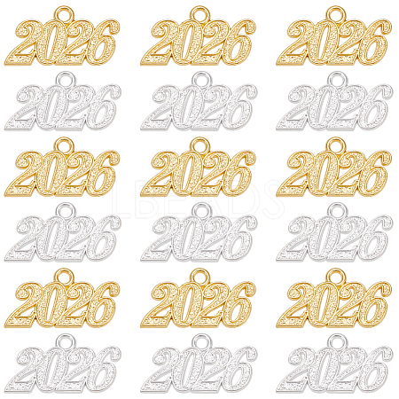 24Pcs 2 Colors Zinc Alloy Pendants FIND-SP0005-22-1