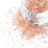 Transparent Glass Bugle Beads SEED-N005-001-C14-1