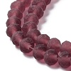 Transparent Glass Beads Strands EGLA-A034-T6mm-MD13-4