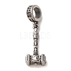 Viking 316 Surgical Stainless Steel European Dangle Charms SA-CBA7555-09AS-1