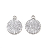 304 Stainless Steel Pendants STAS-I363-09P-1