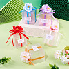 Clear PVC Candy Gift Packaging Boxes with Ribbon & Artificial Flower CON-TAC0001-20D-10