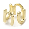 Brass Open Cuff Rings RJEW-Q778-10G-3