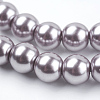 Eco-Friendly Dyed Glass Pearl Round Beads Strands HY-A002-6mm-RB017-3