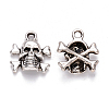 Tibetan Style Alloy Charms X-TIBEP-S319-063AS-RS-1