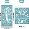 Olycraft Self-Adhesive Silk Screen Printing Stencil DIY-OC0003-79A-2