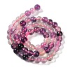 Natural Fluorite Beads Strands G-P530-B09-02-4