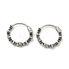 316 Surgical Stainless Steel Hoop Earrings EJEW-D096-12AS-16-1