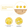  3 Strands Synthetic Citrine Beads Strands G-NB0003-24-2