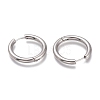 Tarnish Resistant 201 Stainless Steel Huggie Hoop Earrings EJEW-L256-05Q-P-2