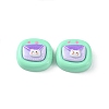 Opaque Cute Cartoon Resin Cabochons LS-CRES-O006-06G-1