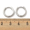 Brass Hoop Earrings EJEW-L211-08H-P-3
