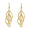 304 Stainless Steel Dangle Earrings STAS-OY016-87G-1