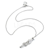 5Pcs 304 Stainless Steel Braided Macrame Pouch Empty Stone Holder for Pendant Necklace Making NJEW-CJ0001-03-1