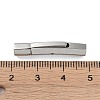 Non-Tarnish 316 Stainless Steel Bayonet Clasps STAS-K282-07D-P-3