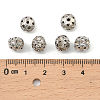 Brass Rhinestone Beads KK-U057-14P-4
