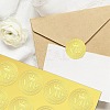 34 Sheets Self Adhesive Gold Foil Embossed Stickers DIY-WH0509-001-6