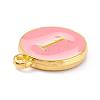 Golden Plated Alloy Enamel Charms X-ENAM-Q437-14I-2