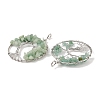 Natural Green Aventurine Big Pendants G-G910-K06-P-2