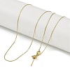 Ion Plating(IP) 304 Stainless Steel Boston Link Chains Necklaces NJEW-H042-08G-1