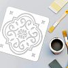 Plastic Drawing Painting Stencils Templates Sets DIY-WH0172-850-3