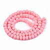 Handmade Polymer Clay Beads Strands CLAY-S092-78L-2