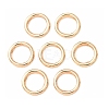 Brass Closed Jump Rings KK-CBA75F9-02-1
