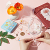 Heart Alloy Enamel Wine Glass Charms AJEW-SC0002-06-3