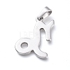 Non-Tarnish 304 Stainless Steel Pendants STAS-L210-06I-P-2