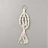 Cotton Macrame Plant Hangers AJEW-WH0314-61-1