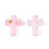 Gradient Color Transparent Acrylic Beads OACR-M023-03E-3