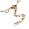 304 Stainless Steel Heart Link Chains Anklets AJEW-A057-09B-G-3