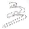 Iron Rolo Chains Necklace Making MAK-R015-45cm-P-2