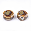 Handmade Porcelain Beads X-PORC-S498-39E-2