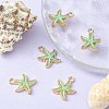 Alloy Enamel Pendants ENAM-YW0002-61B-6