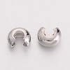 Brass Crimp Beads Covers EC266-2