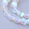 Synthetic Moonstone Beads Strands X-G-R375-6mm-A13-1
