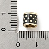 Brass Enamel European Beads KK-G493-11A-01-3