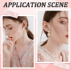 Brass Stud Earring Findings KK-BBC0028-29B-5