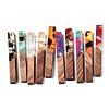 Epoxy Resin & Walnut Wood Pendants RESI-N039-119-1