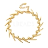 Rack Plating Brass Link Bracelets for Women BJEW-C086-01G-3