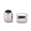 Tarnish Resistant 201 Stainless Steel European Beads LS-STAS-F250-02P-2