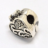 Alloy European Style Clasps PDLC-R001-12AS-2
