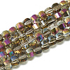 Electroplate Glass Beads Strands EGLA-Q094-A10-1