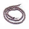 Natural Sandalwood Beads Strands WOOD-P011-01-6mm-2