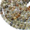 Natural Lodolite Quartz Beads Strands G-K389-E37-01-3