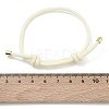 Adjustable Nylon Round Milan Cord Slider Bracelet Making FB-H001-01G-16-3