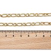 Ion Plating(IP) 304 Stainless Steel Figaro Chain Bracelets BJEW-I274-03G-3