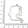 Zinc Alloy Open Back Bezel Pendants PALLOY-D580-05P-E-3